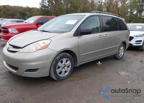 2008 Toyota Sienna Le z USA, uszkodzony, nr VIN 5TDZK23C58S167112